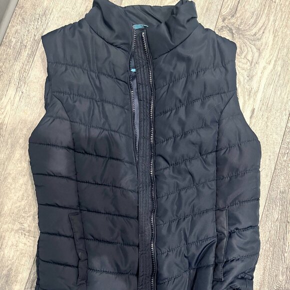 Aeropostale Womens Small Navy Blue Puffer Vest - Picture 1 of 3